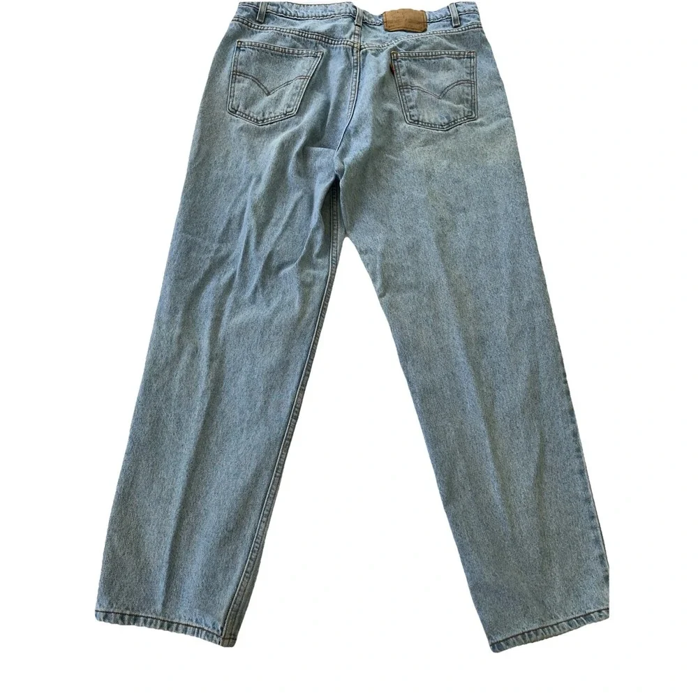 Vintage Levis 550 Jeans Orange Tab‎ Mens 38x32 Relaxed Fit Straight Leg Retro